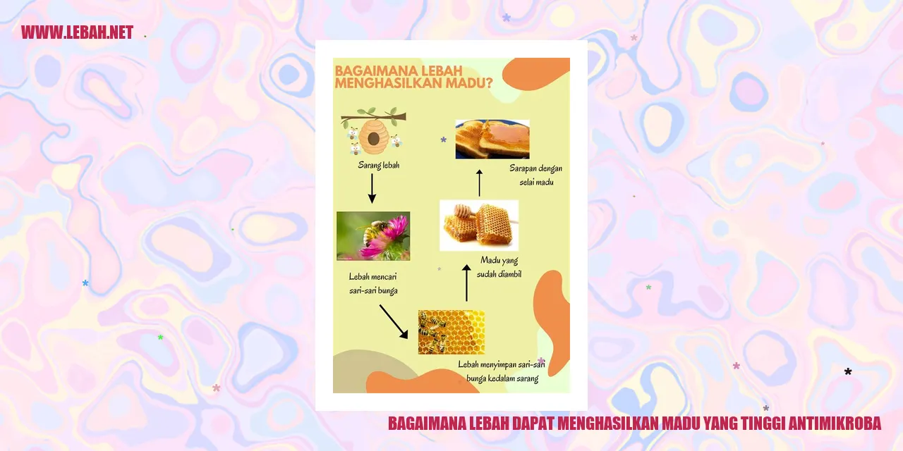 Lebah menghasilkan madu yang tinggi antimikroba