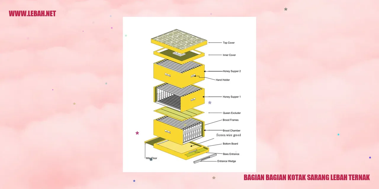 Bagian-Bagian Kotak Sarang Lebah Ternak