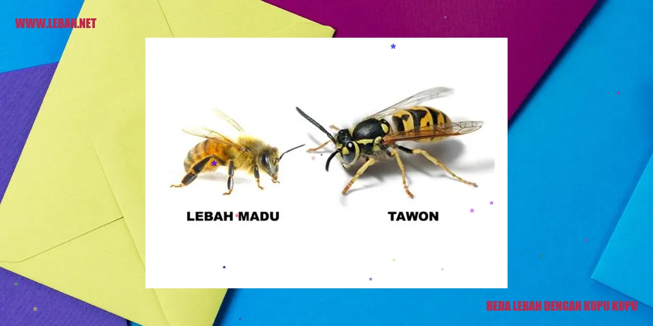 Lebah dan kupu-kupu