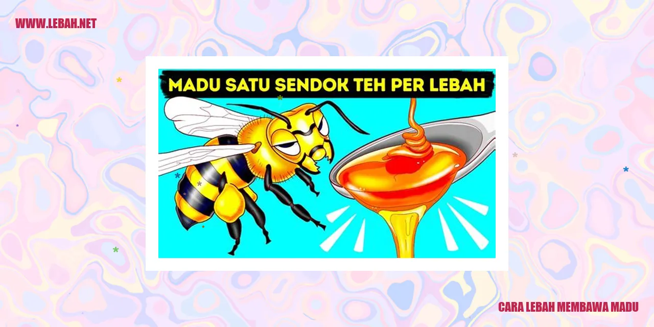 Gambar Lebah Membawa Madu