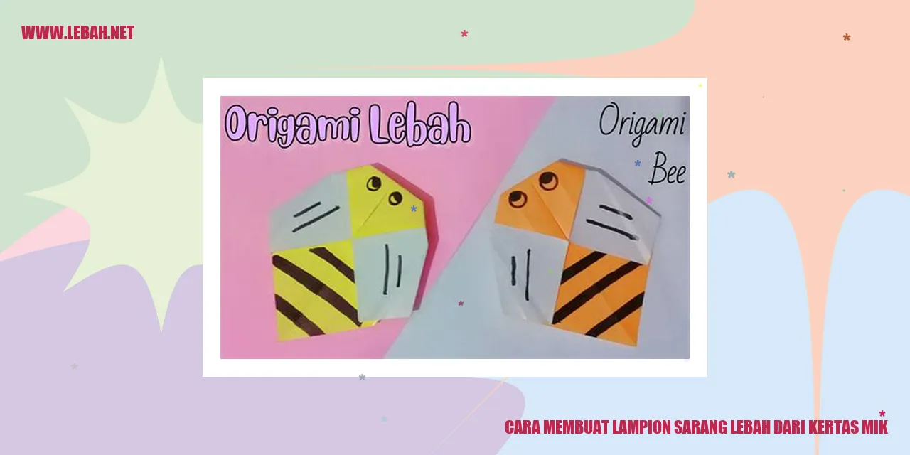 Lampion Sarang Lebah