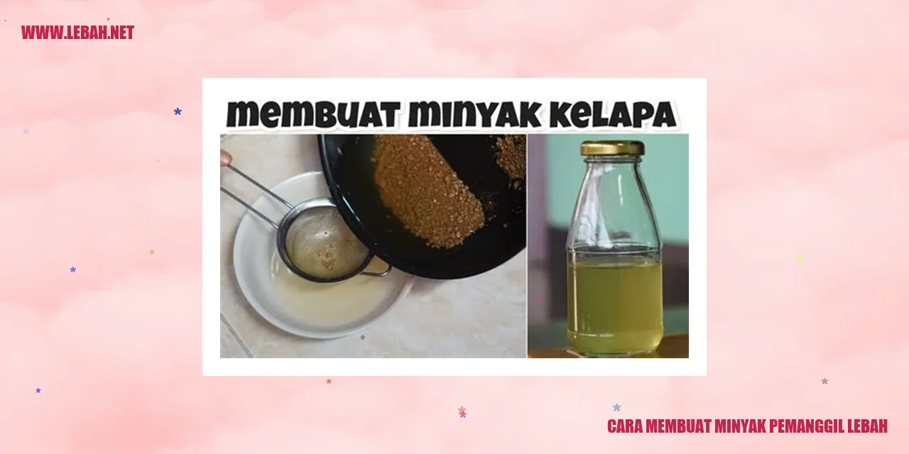 Minyak Pemanggil Lebah