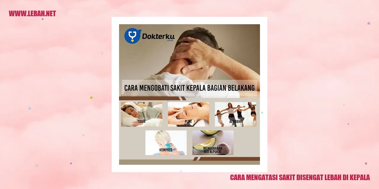 Cara Mengatasi Sakit Disengat Lebah di Kepala