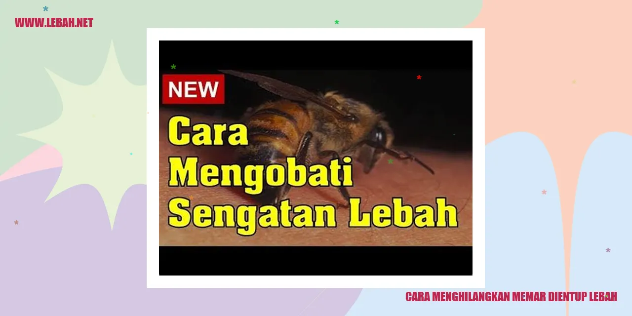 cara menghilangkan memar dientup lebah