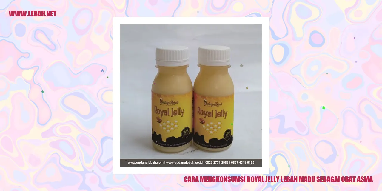 Cara Mengkonsumsi Royal Jelly Lebah Madu Sebagai Obat Asma