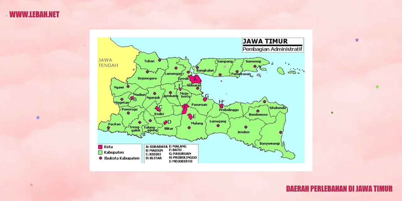 daerah perlebahan di jawa timur