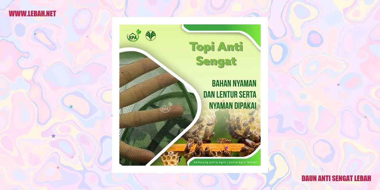 Daun Anti Sengat Lebah