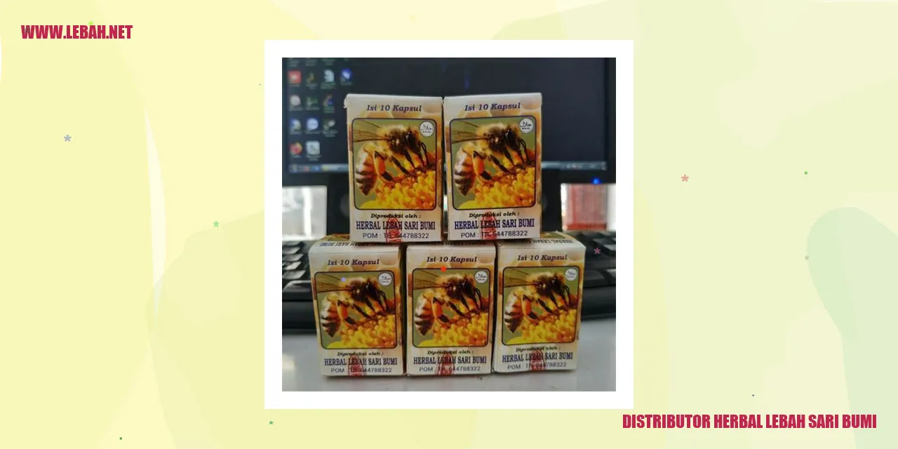 Distributor Herbal Lebah Sari Bumi