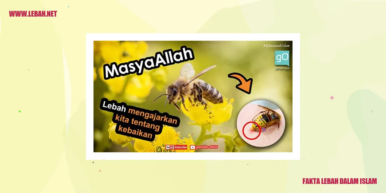 Fakta Lebah dalam Islam