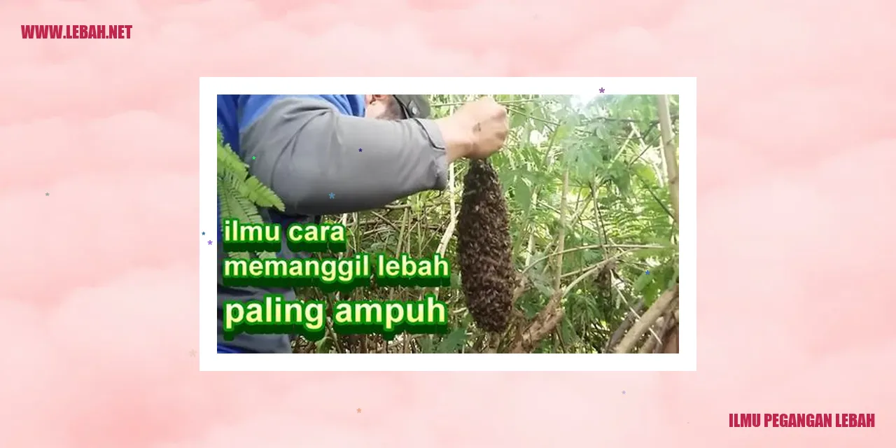 Ilmu Pegangan Lebah