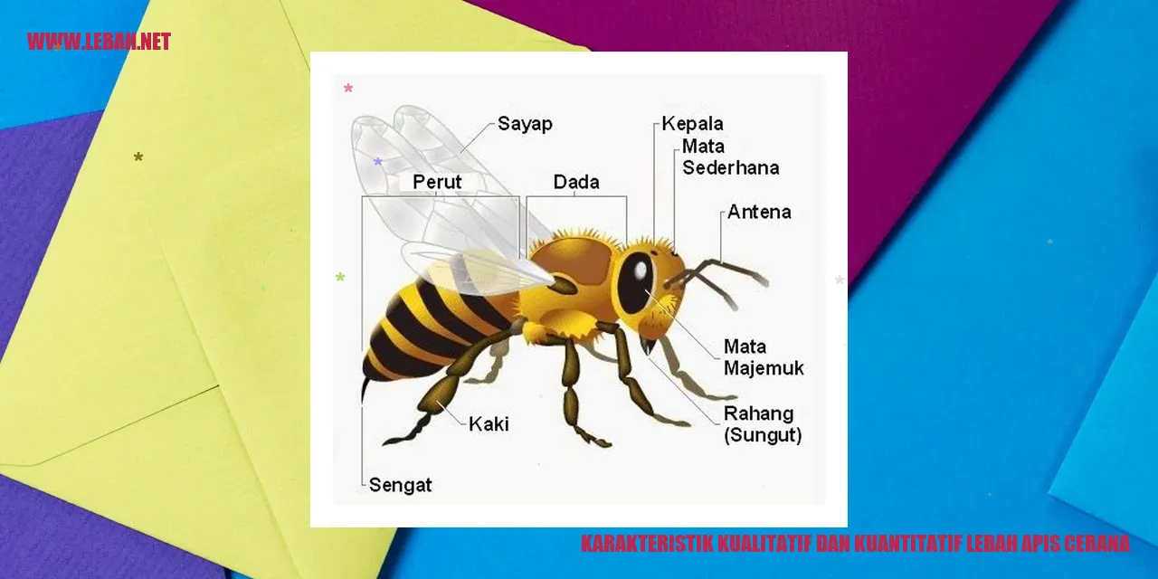 Karakteristik Kualitatif Lebah Apis Cerana