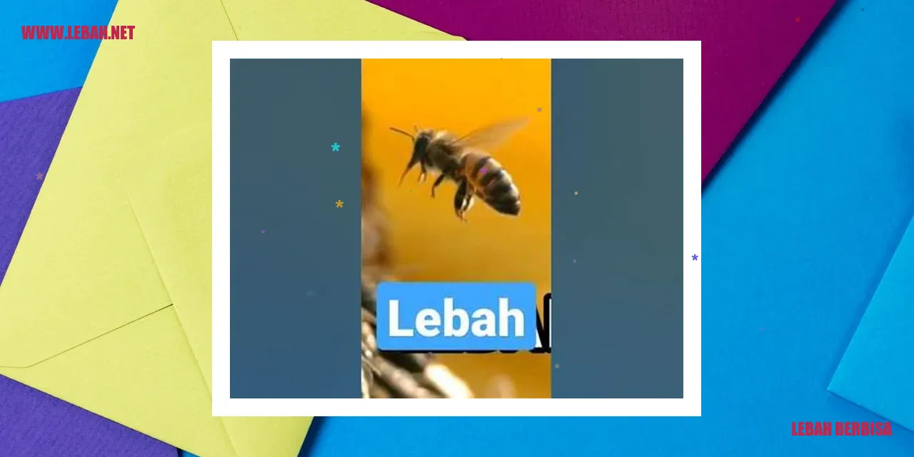 lebah berbisa