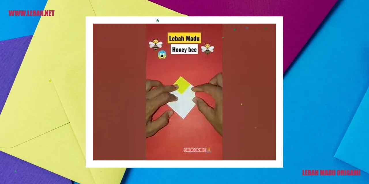 Lebah Madu Origami