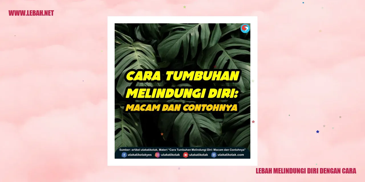 Lebah Melindungi Diri dengan Cara