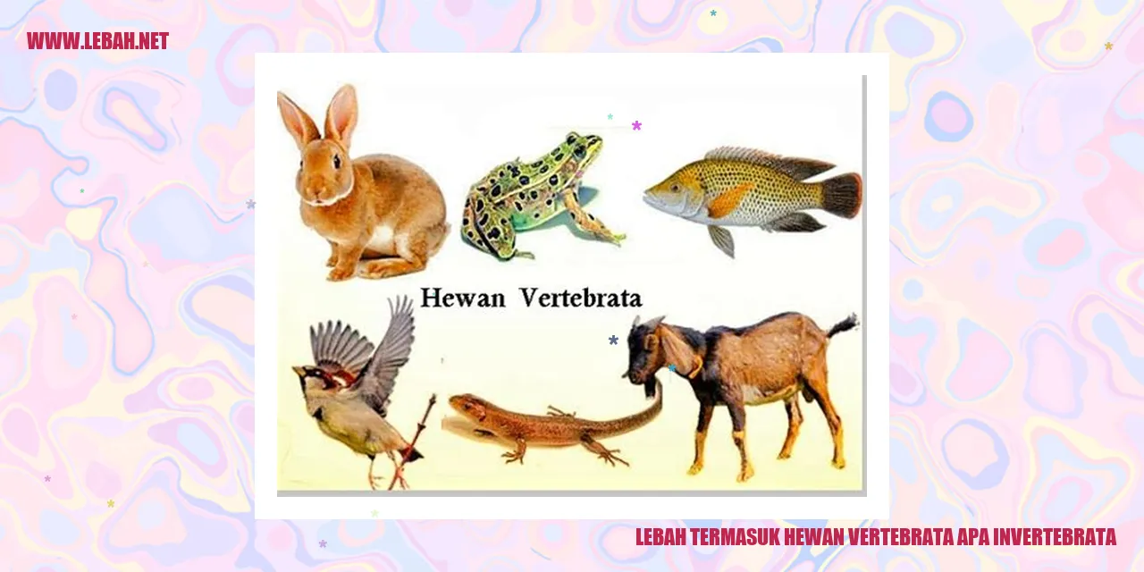 lebah termasuk hewan vertebrata apa invertebrata