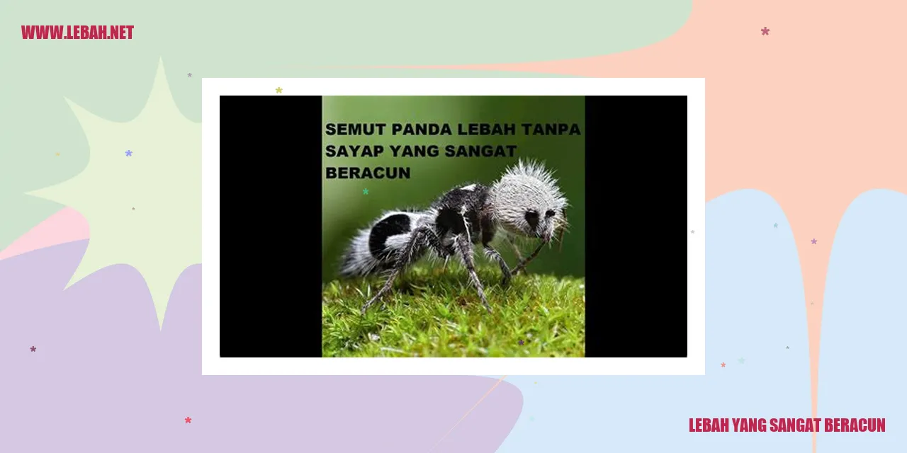 Lebah yang Sangat Beracun