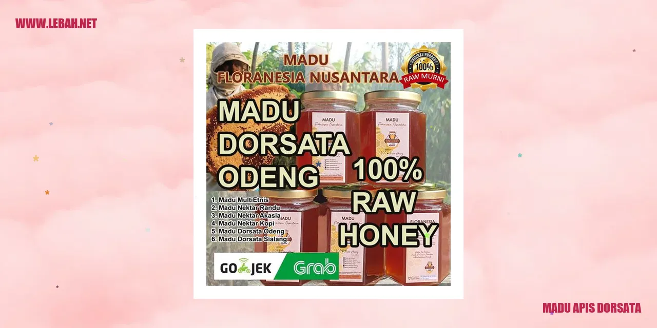 madu apis dorsata