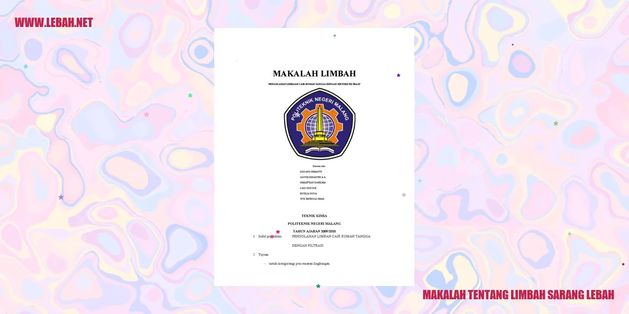 makalah tentang limbah sarang lebah