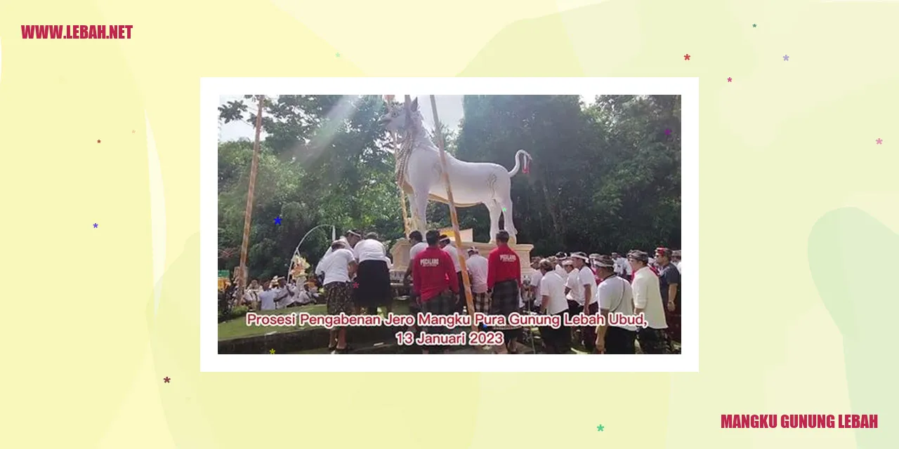 Gambar Mangku Gunung Lebah