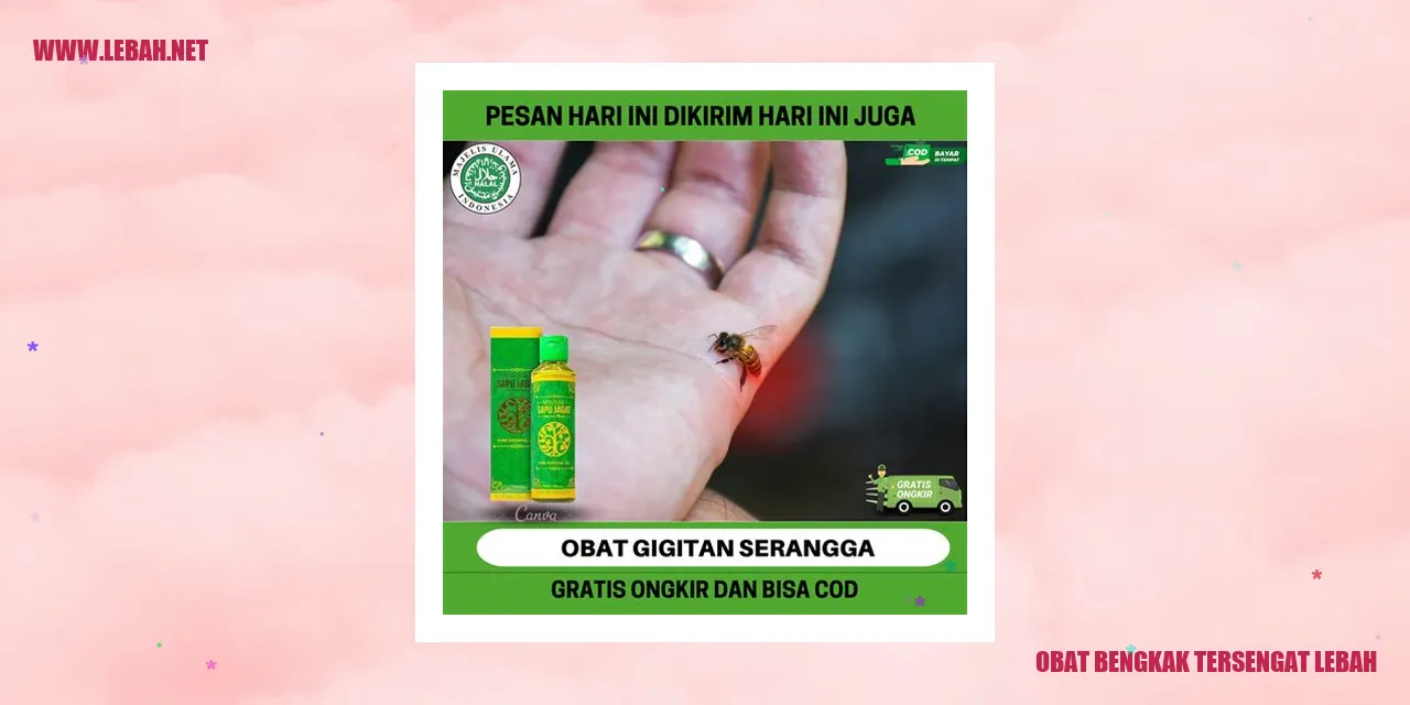 obat bengkak tersengat lebah