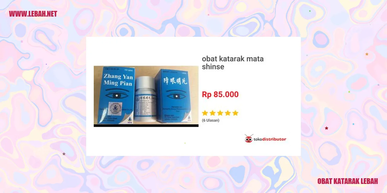 obat katarak lebah