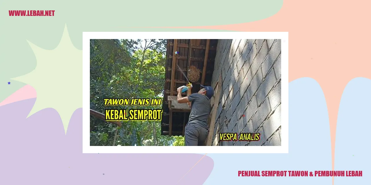 Penjual Semprot Tawon & Pembunuh Lebah