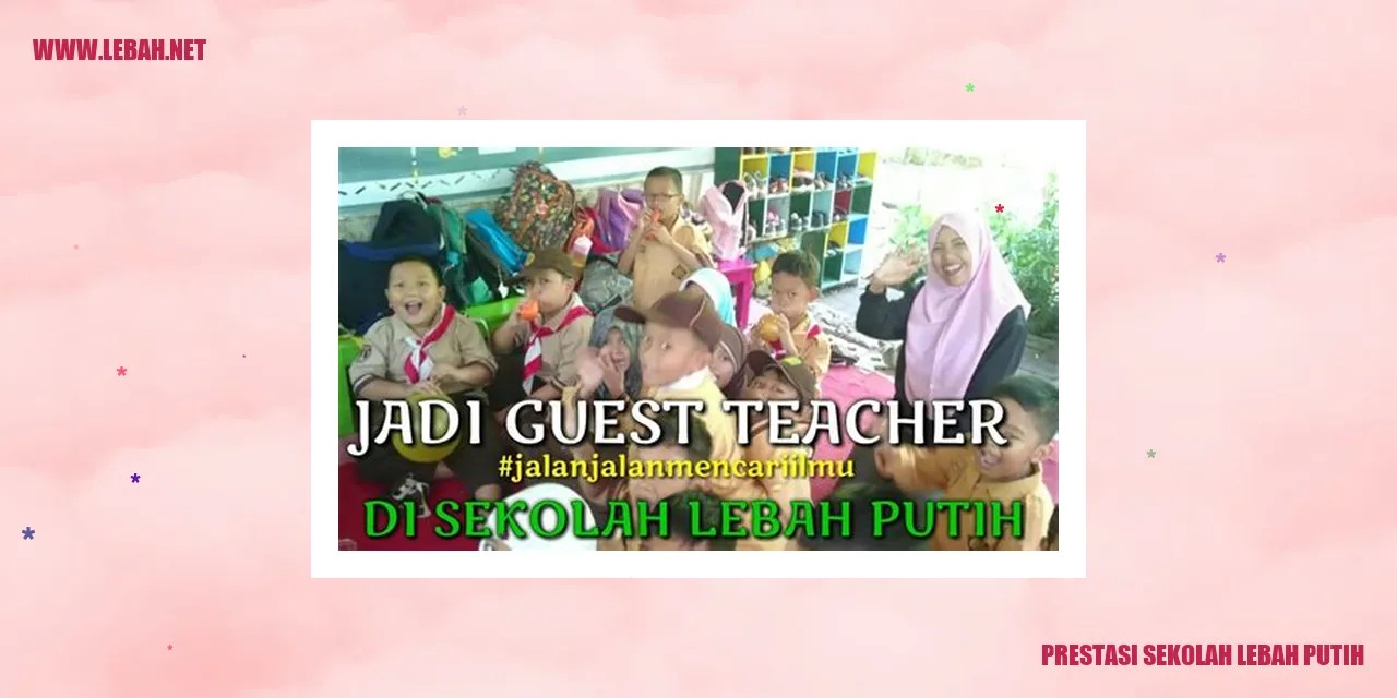 prestasi sekolah lebah putih