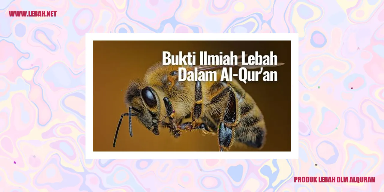 produk lebah dlm alquran