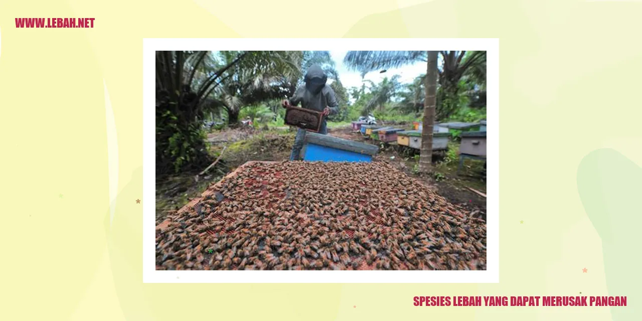 Spesies lebah yang dapat merusak pangan