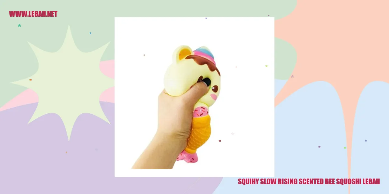 Squishy Slow Rising Scented Bee Squoshi Lebah